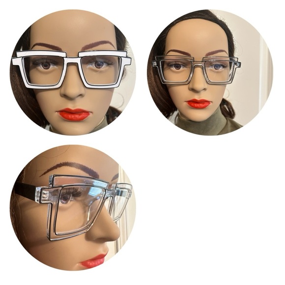 Animated Oversized Anti Blue light eyeglasses (1 pair) - Picture 1 of 8